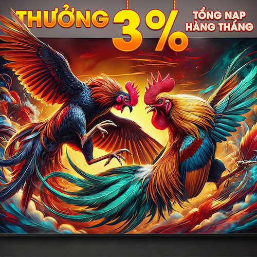 Thưởng 3% tổng nạp